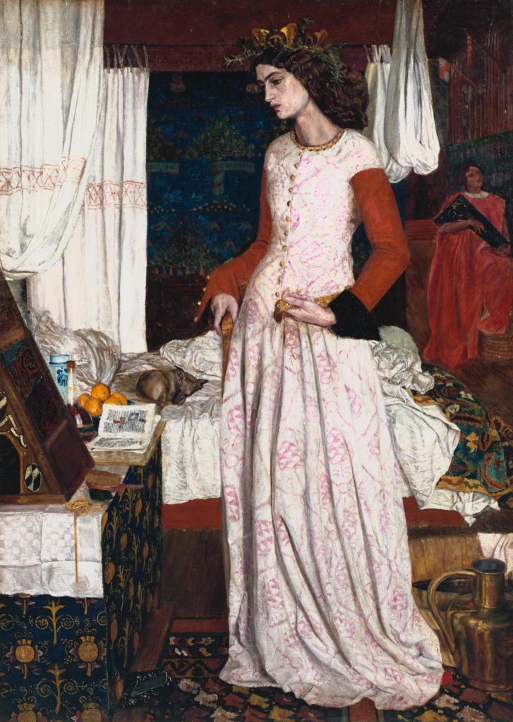 Уильям Моррис, Прекрасная Изольда, 1858