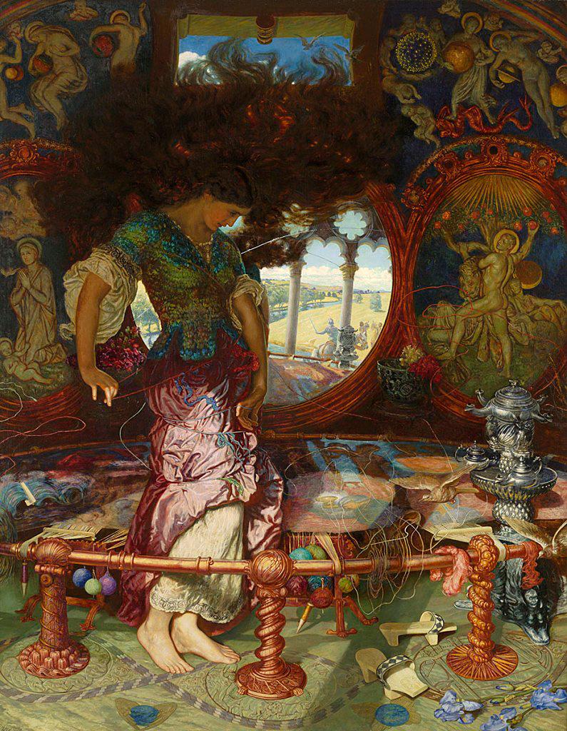 Уильям Холман Хант, Леди Шалот, 1886-1905