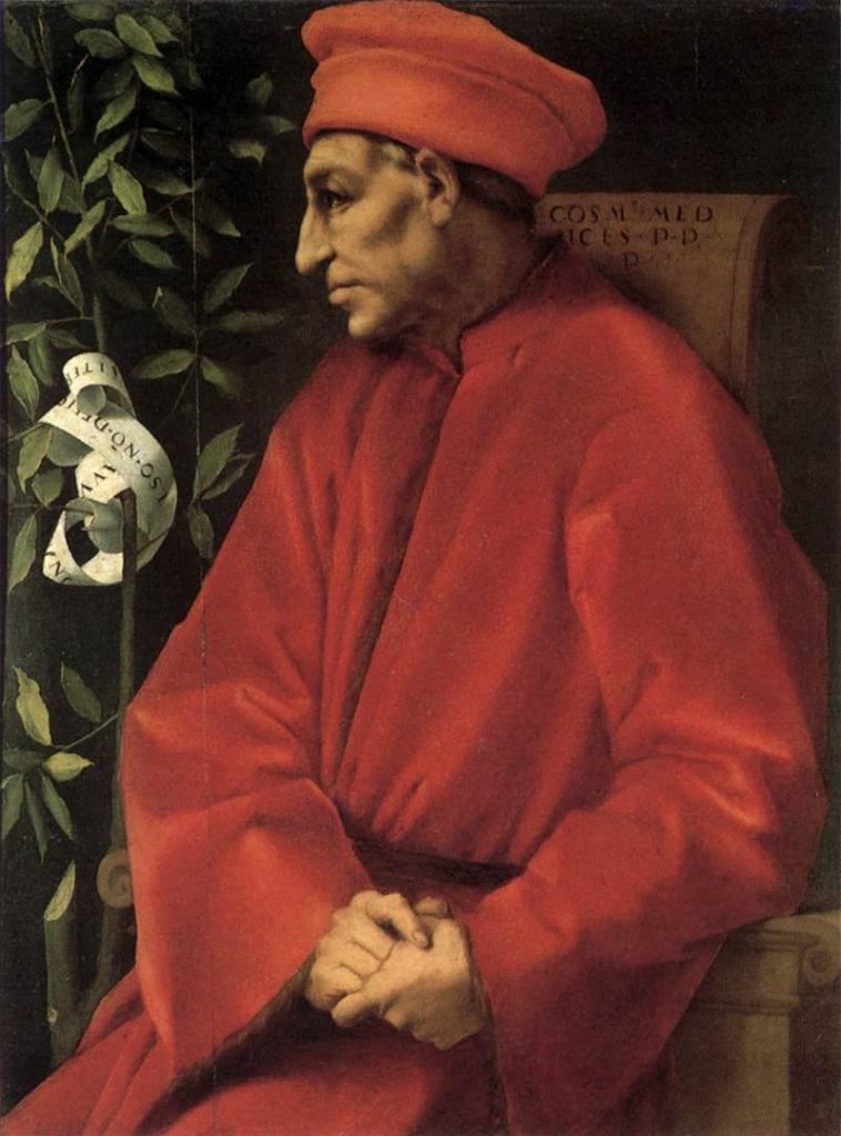 Якопо Понтормо, Портрет Козимо Медичи Старшего, ок.1520